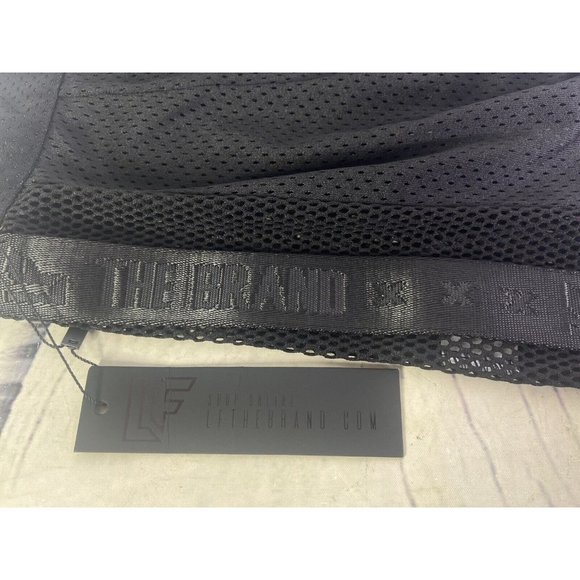 LF The Brand Black Mesh Mini Skirt See Through Zippers Womens Juniors Size M - Picture 4 of 12